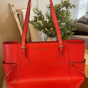 Michael Kors Vibrant Red Tote